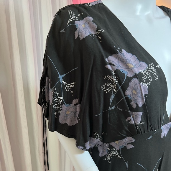 Free People 'Melanie' Women's Floral Print Fit & Flare Dress - size 10 Like New! - Picture 2 of 7